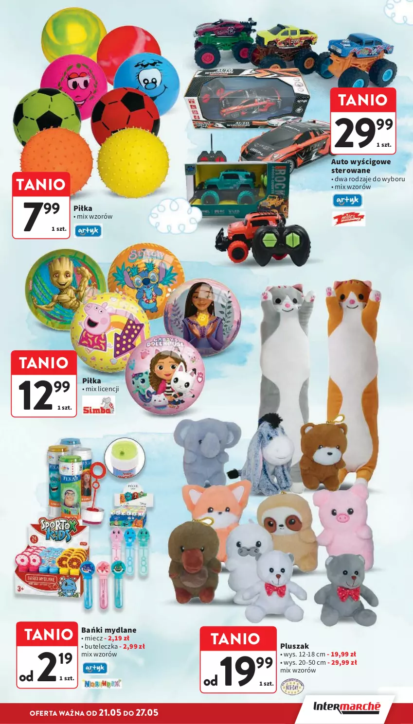 Gazetka promocyjna Intermarche - Gazetka promocyjna - ważna 21.05 do 27.05.2026 - strona 41 - produkty: Miecz, Pluszak