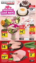 Gazetka promocyjna Intermarche - Gazetka promocyjna - Gazetka - ważna od 27.05 do 27.05.2026 - strona 1 - produkty: Kurczak, Ser, Gra, Filet z piersi kurczaka, Ogórek, Raffaello, Szynka konserwowa, Szynka, Bukiet, Ferrero, Fa