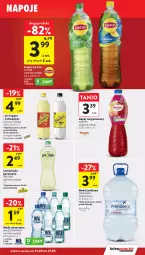 Gazetka promocyjna Intermarche - Gazetka promocyjna - Gazetka - ważna od 27.05 do 27.05.2026 - strona 33 - produkty: Nałęczowianka, Lemoniada, Ice tea, Primavera, Napoje, LANA, Schweppes, Lipton, Prima, Woda mineralna, Napój niegazowany, Woda, Napój, Hortex