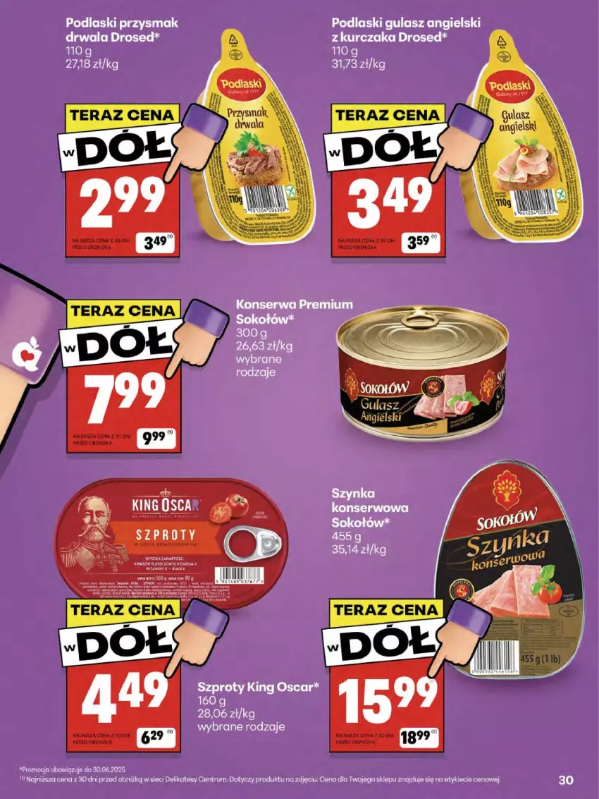 Gazetka promocyjna Delikatesy Centrum - Franczyza DC26 Czwartek - ważna 26.06 do 02.07.2025 - strona 30 - produkty: Kurczak, Podlaski, Rum, Szprot