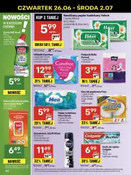 Gazetka promocyjna Delikatesy Centrum - Franczyza DC26 Czwartek - Gazetka - ważna od 02.07 do 02.07.2025 - strona 43 - produkty: Rum, Papier, Bell, Dezodorant, Pasta do zębów, Papier toaletowy, Velvet, Aloe vera, Ręcznik, Rolki, Podpaski, Carefree, Foxy, Bella, Colgate, Wkładki, Nawilżany papier, Nivea, LG, Fa