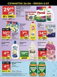 Gazetka promocyjna Delikatesy Centrum - Franczyza DC26 Czwartek - Gazetka - ważna od 02.07 do 02.07.2025 - strona 44 - produkty: Płyn do prania, Ser, Rum, Pur, Finish, Rama, Bref, Tablet, BoboVita, Persil, Płyn do płukania, Aloe vera, Perwoll, Deser, Płyn do mycia, Zmywarki, Sidolux, Tabletki do zmywarki