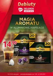 Gazetka promocyjna Selgros - Debiuty w Selgros - Gazetka - ważna od 24.03 do 24.03.2021 - strona 1 - produkty: Kawa, Jacobs