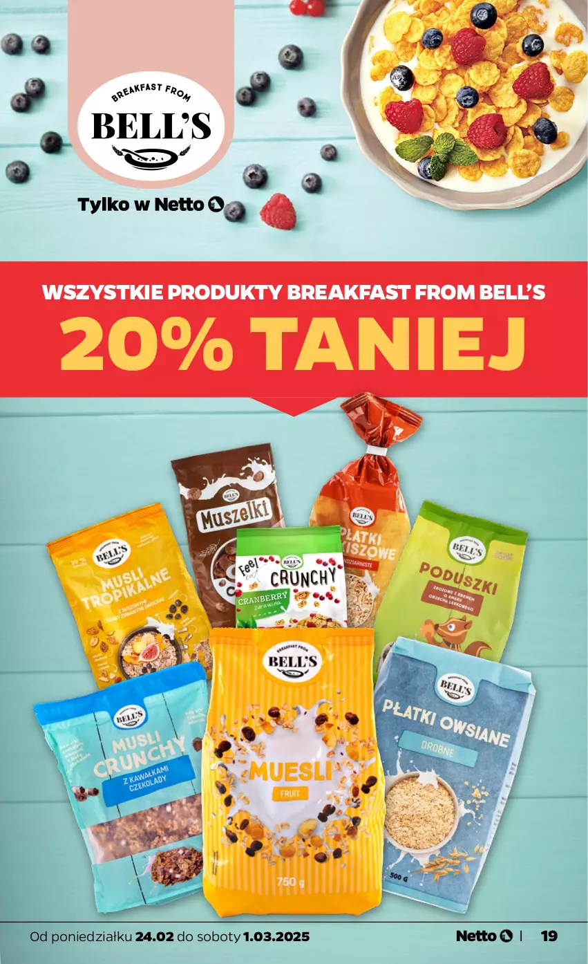 Gazetka promocyjna Netto - Od Poniedziałku - ważna 24.02 do 01.03.2025 - strona 19 - produkty: Bell, Fa