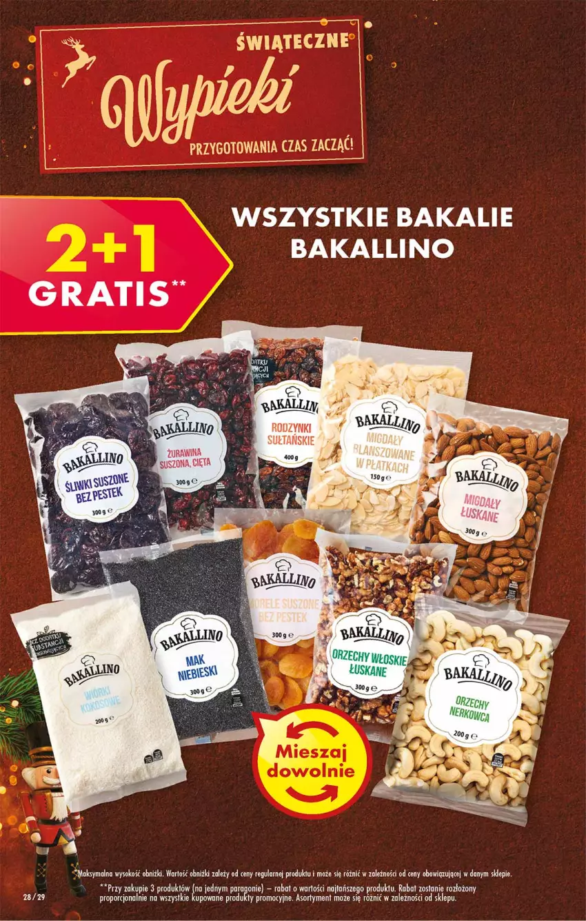 Gazetka promocyjna Biedronka - Mikołaj - ważna 05.12 do 11.12.2022 - strona 28 - produkty: Orzechy włoskie, Por, Rodzynki, Sok