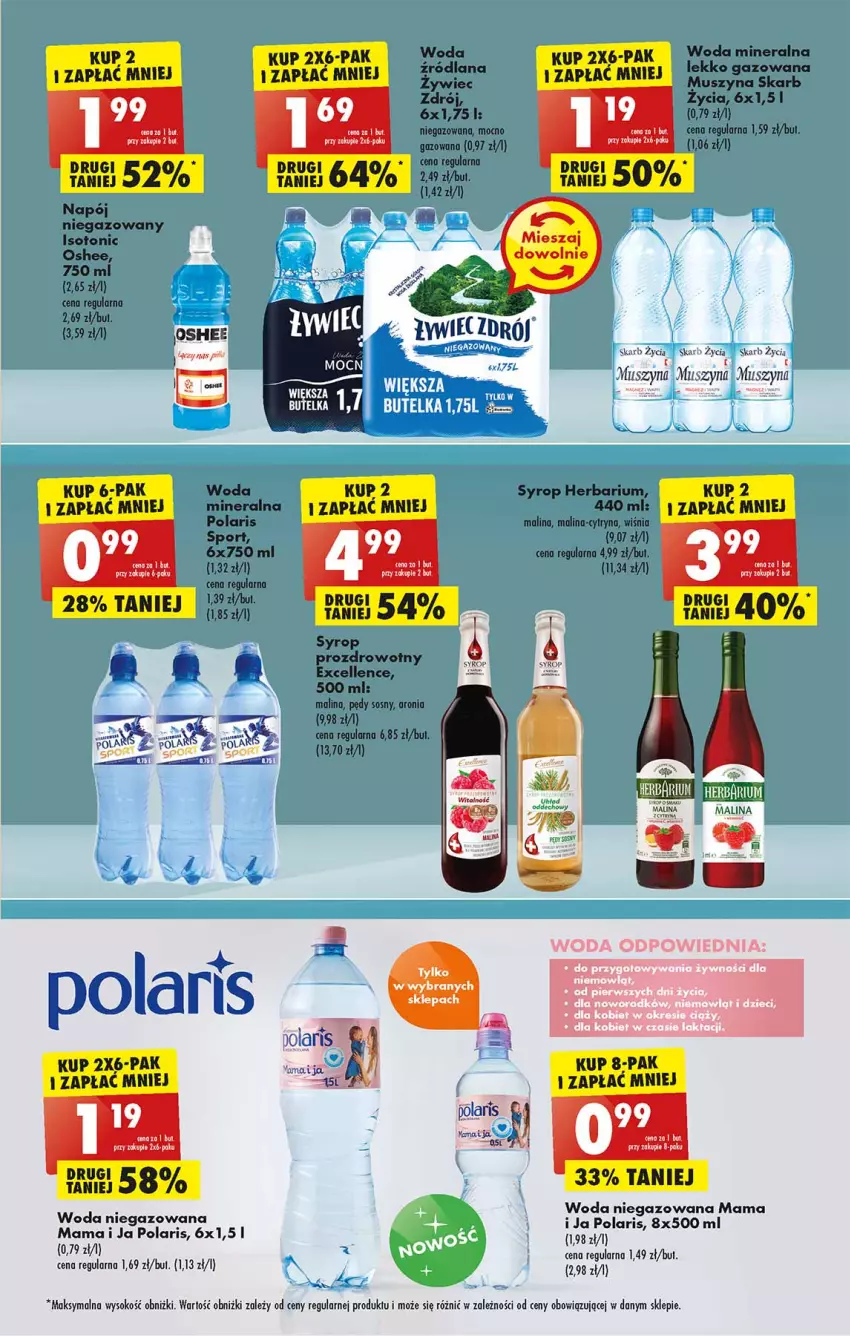 Gazetka promocyjna Biedronka - Mikołaj - ważna 05.12 do 11.12.2022 - strona 35 - produkty: Aronia, Fa, LANA, Mus, Napój, Napój niegazowany, Oshee, Por, Sok, Sos, Sport, Syrop, Szyna, Woda, Woda mineralna, Woda niegazowana