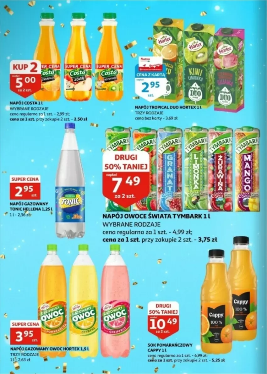 Gazetka promocyjna Auchan - ważna 27.12 do 31.12.2024 - strona 10 - produkty: Cappy, Hellena, Hortex, Napój, Napój gazowany