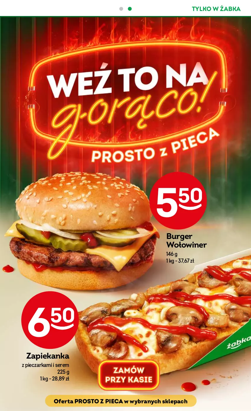 Gazetka promocyjna Żabka - ważna 19.06 do 02.07.2024 - strona 3 - produkty: Burger, Piec, Pieczarka, Ser, Zapiekanka
