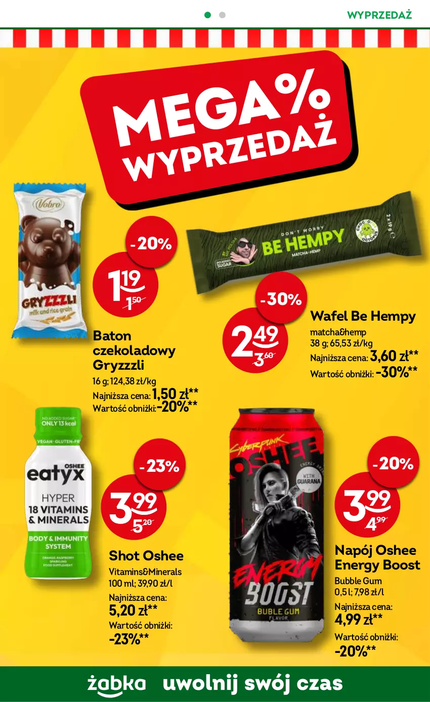 Gazetka promocyjna Żabka - ważna 19.06 do 02.07.2024 - strona 30 - produkty: Baton, Gry, Napój, Oshee