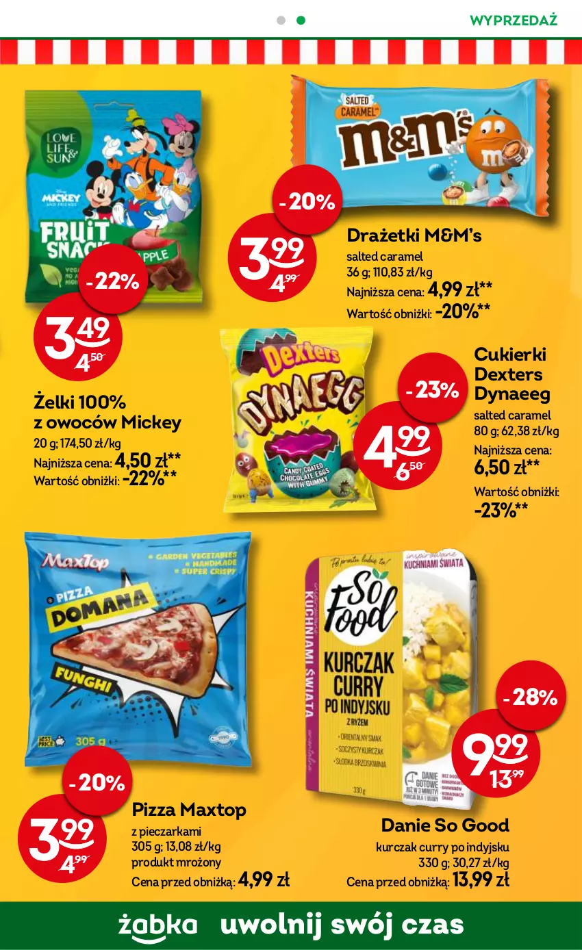 Gazetka promocyjna Żabka - ważna 19.06 do 02.07.2024 - strona 31 - produkty: Cukier, Cukierki, Kurczak, Piec, Pieczarka, Pizza, Top