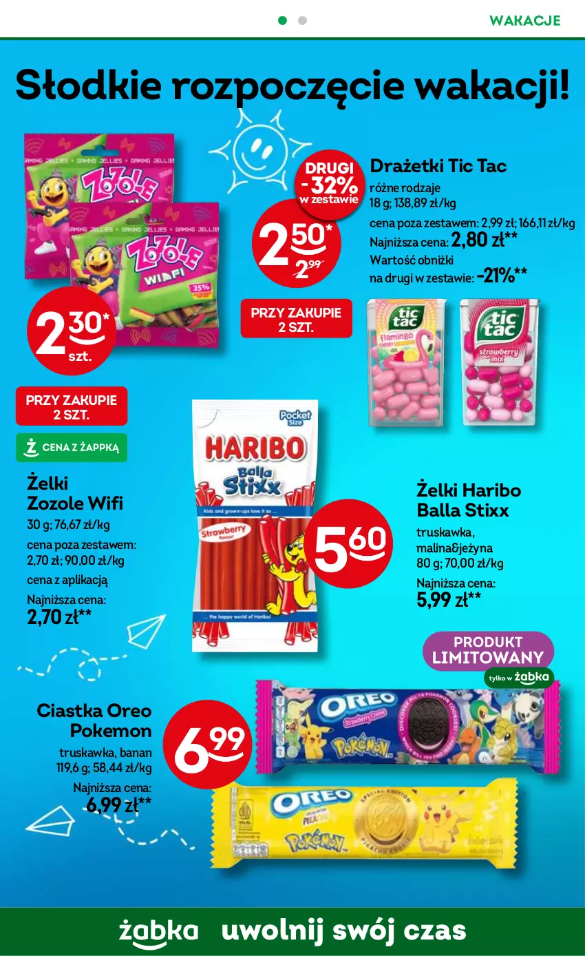 Gazetka promocyjna Żabka - ważna 19.06 do 02.07.2024 - strona 32 - produkty: Ciastka, Haribo, Oreo