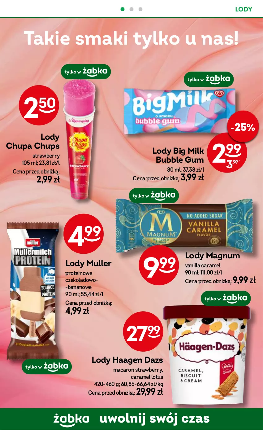 Gazetka promocyjna Żabka - ważna 19.06 do 02.07.2024 - strona 39 - produkty: Big Milk, Chupa Chups, Lody