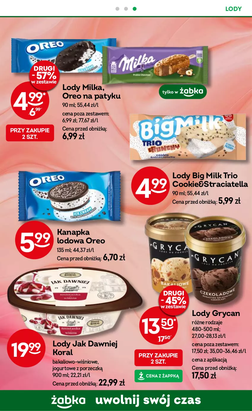 Gazetka promocyjna Żabka - ważna 19.06 do 02.07.2024 - strona 41 - produkty: Big Milk, Gry, Jogurt, Lody, Milka, Oral B, Oreo, Por