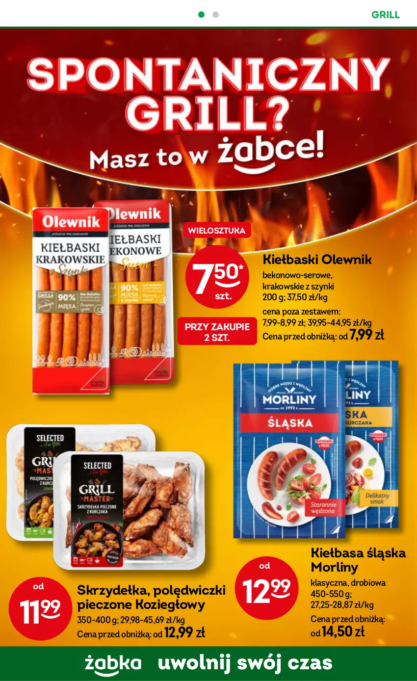 Gazetka promocyjna Żabka - ważna 19.06 do 02.07.2024 - strona 48 - produkty: Beko, Grill, Kiełbasa, Kiełbasa śląska, Morliny, Olewnik, Piec, Ser