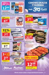 Gazetka promocyjna Auchan - 30 Lat Supermarket - Gazetka - ważna od 20.05 do 20.05.2026 - strona 5 - produkty: Mozzarella, Ser, Gry, Tortilla, Lody, Morliny, Boczek, Lurpak, Deser, Masło, Fa