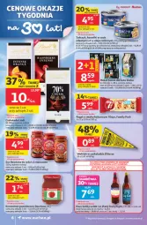 Gazetka promocyjna Auchan - 30 Lat Supermarket - Gazetka - ważna od 20.05 do 20.05.2026 - strona 6 - produkty: Piwo, Mokra karma, Koncentrat pomidorowy, Makaron, Dawtona, Sos, Ryż, Wafelek, Kawa, Sheba, Rogal, Tuńczyk, Kakao, Olej, Fa