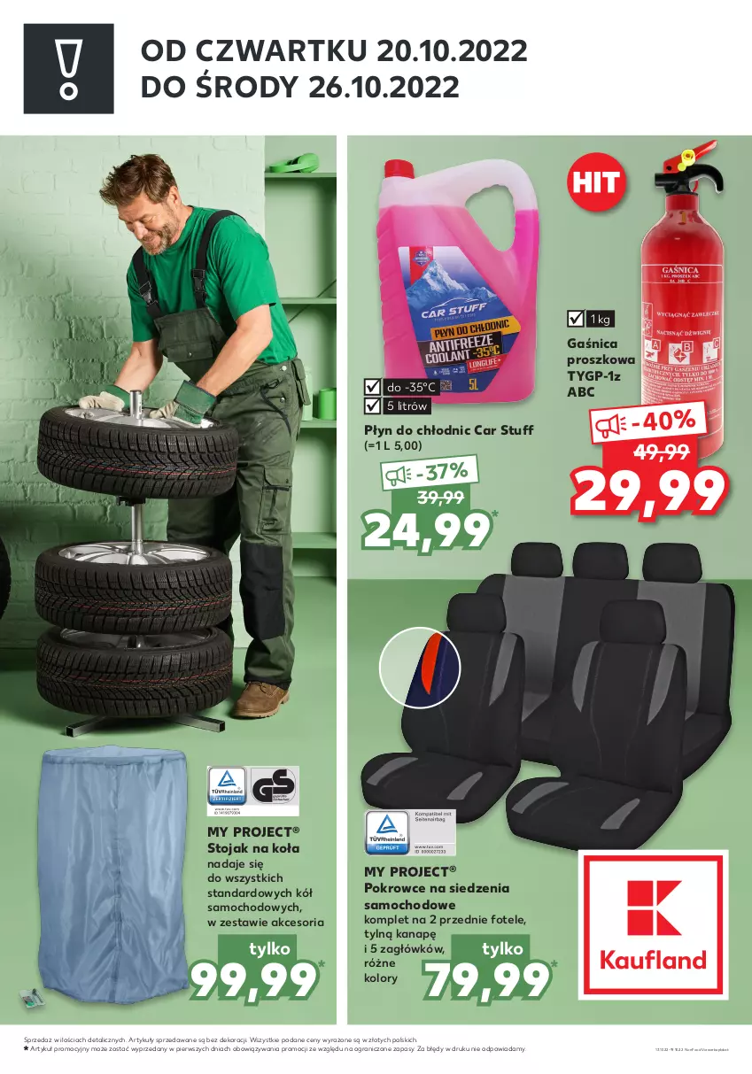 Gazetka promocyjna Kaufland - ZAPOWIEDŹ NASTĘPNEJ OFERTY - ważna 13.10 do 19.10.2022 - strona 2 - produkty: Fotel, Gaśnica, Gra, Płyn do chłodnic, Stojak