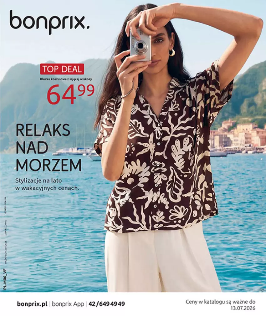Gazetka promocyjna Bonprix - RELAKS NAD MORZEM - ważna 01.07 do 13.07.2026 - strona 1 - produkty: LG