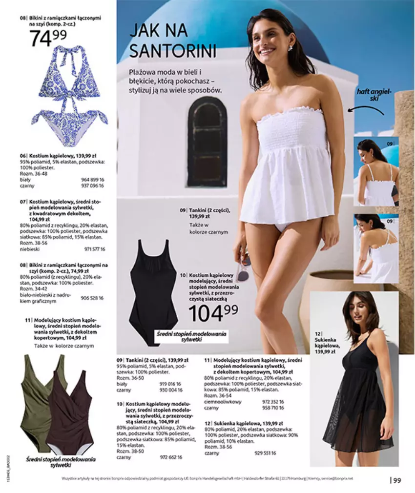 Gazetka promocyjna Bonprix - RELAKS NAD MORZEM - ważna 01.07 do 13.07.2026 - strona 101 - produkty: Fa, Kask, Kiwi, Koc, Kostium, Moda, Por, Sos, Top