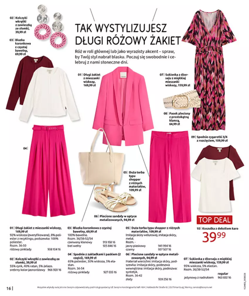 Gazetka promocyjna Bonprix - RELAKS NAD MORZEM - ważna 01.07 do 13.07.2026 - strona 18 - produkty: Body, Gra, Torba, Wkręt