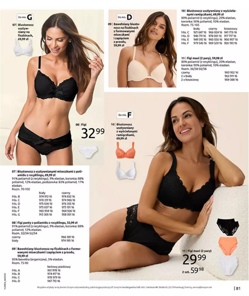 Gazetka promocyjna Bonprix - RELAKS NAD MORZEM - ważna 01.07 do 13.07.2026 - strona 83 - produkty: Fa, Figi, LG, Por, Wełna