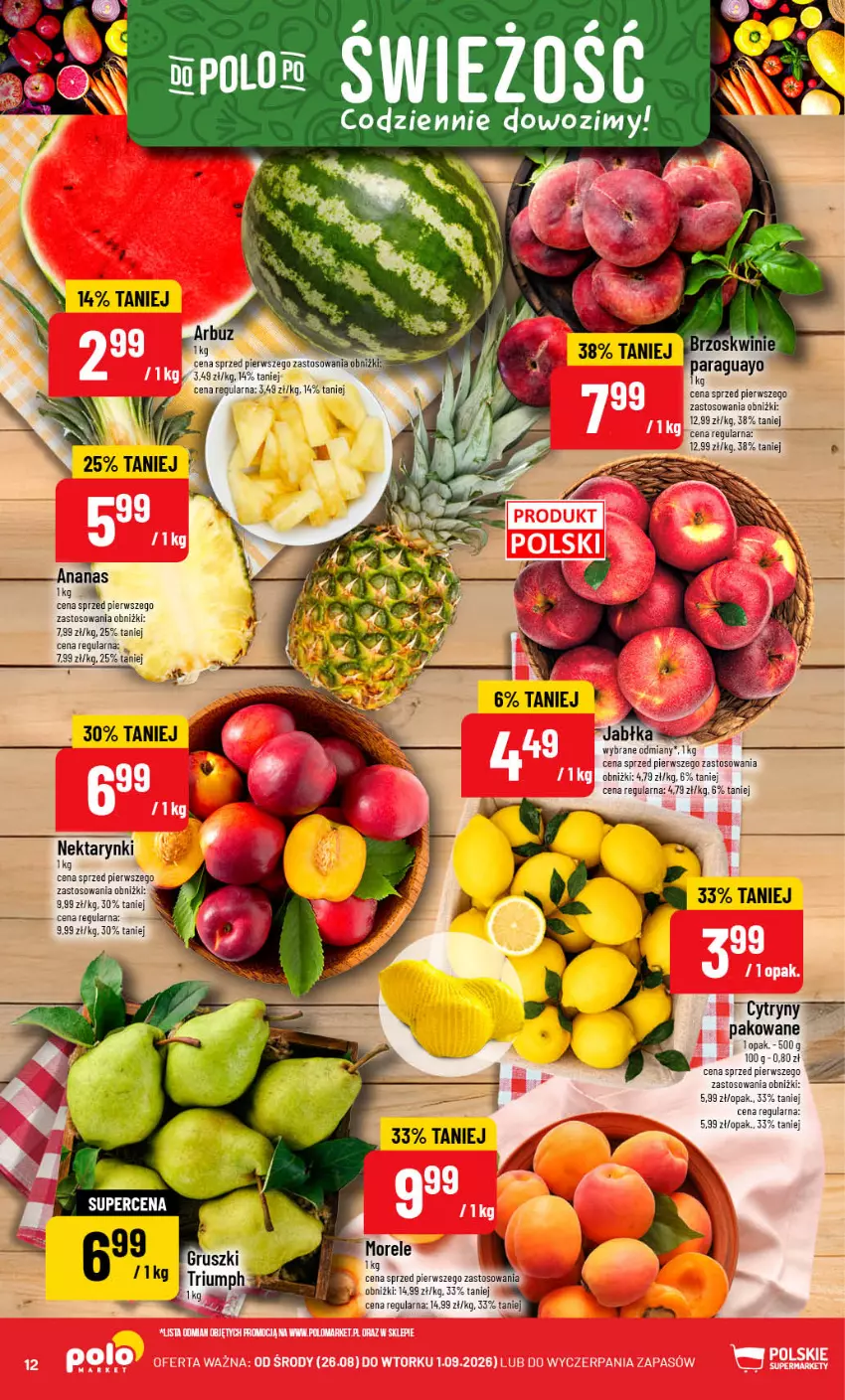 Gazetka promocyjna PoloMarket - Gazetka POLOmarket - ważna 26.08 do 01.09.2026 - strona 12 - produkty: Cytryny, Nektar