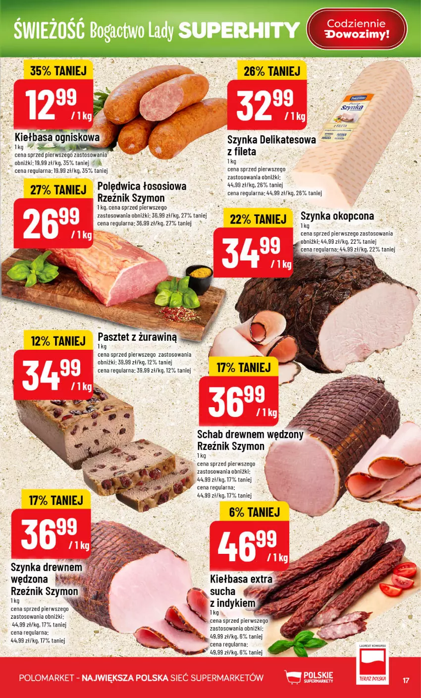 Gazetka promocyjna PoloMarket - Gazetka POLOmarket - ważna 26.08 do 01.09.2026 - strona 17 - produkty: Kiełbasa, Pasztet, Polędwica, Sos, Szynka, Szynka delikatesowa