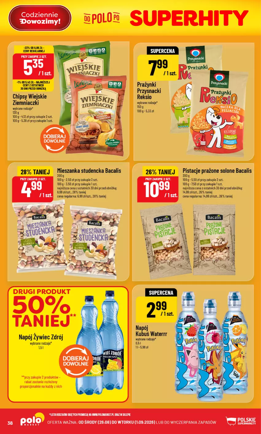 Gazetka promocyjna PoloMarket - Gazetka POLOmarket - ważna 26.08 do 01.09.2026 - strona 38 - produkty: Chipsy, Napój, Por, Przysnacki