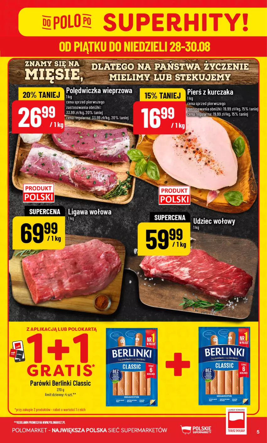 Gazetka promocyjna PoloMarket - Gazetka POLOmarket - ważna 26.08 do 01.09.2026 - strona 5 - produkty: Kurczak, Stek