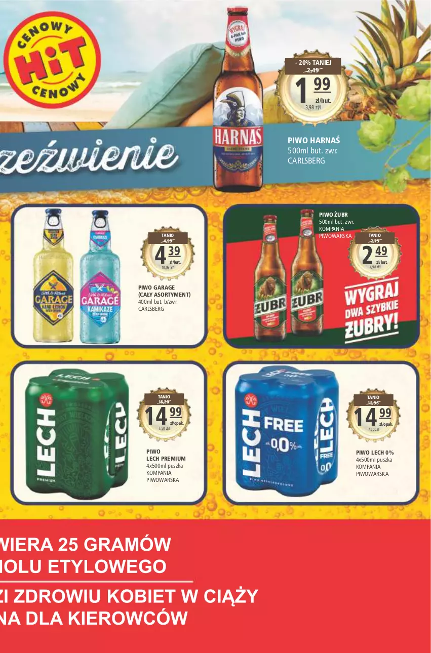 Gazetka promocyjna Arhelan - Gazetka - ważna 03.06 do 12.06.2022 - strona 19 - produkty: Carlsberg, Harnaś, Lech Premium, Piwo