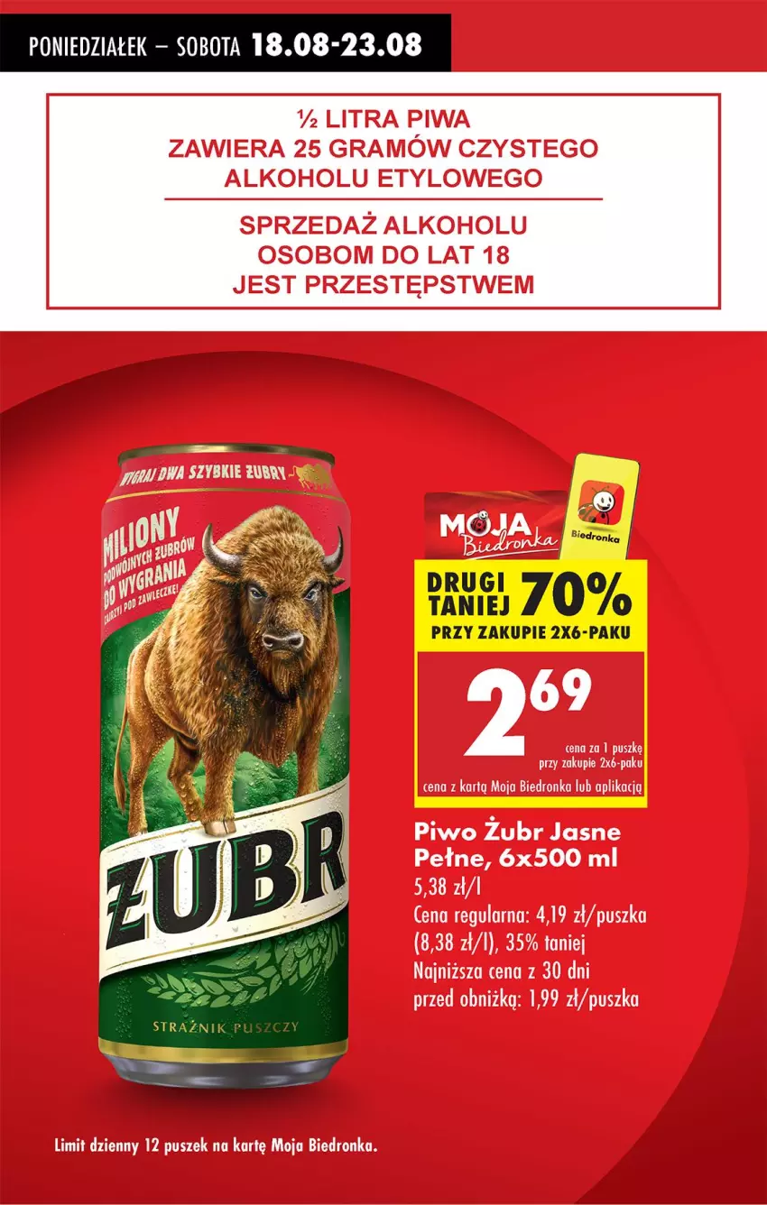 Gazetka promocyjna Biedronka - Od Poniedziałku - ważna 18.08 do 23.08.2025 - strona 13 - produkty: Gra, Piwa, Piwo