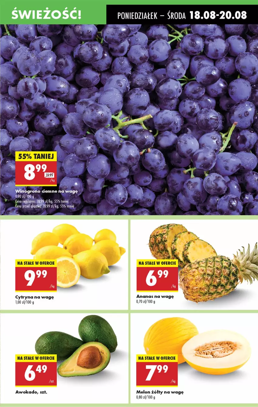 Gazetka promocyjna Biedronka - Od Poniedziałku - ważna 18.08 do 23.08.2025 - strona 21 - produkty: Ananas