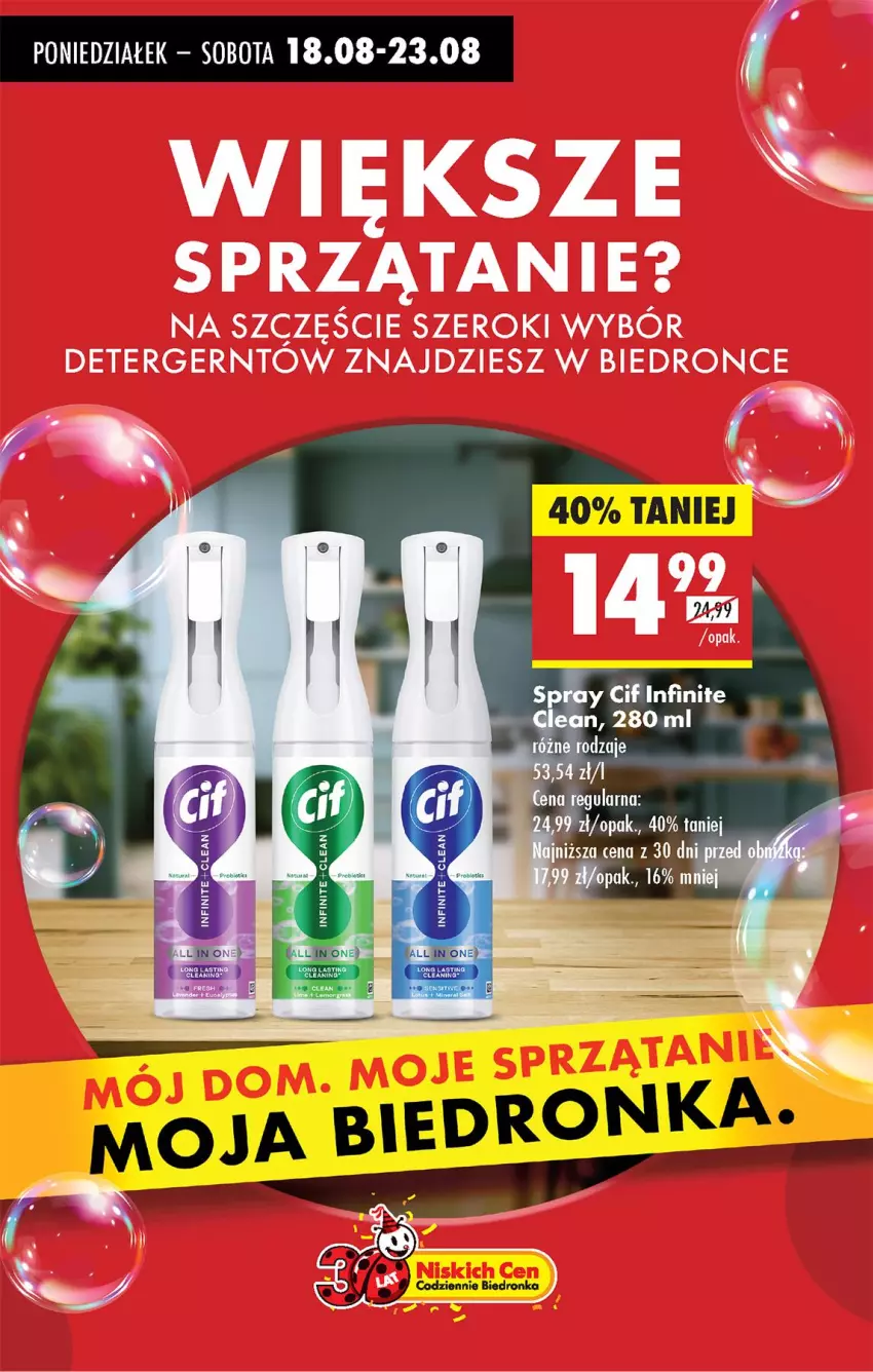 Gazetka promocyjna Biedronka - Od Poniedziałku - ważna 18.08 do 23.08.2025 - strona 60 - produkty: Cif