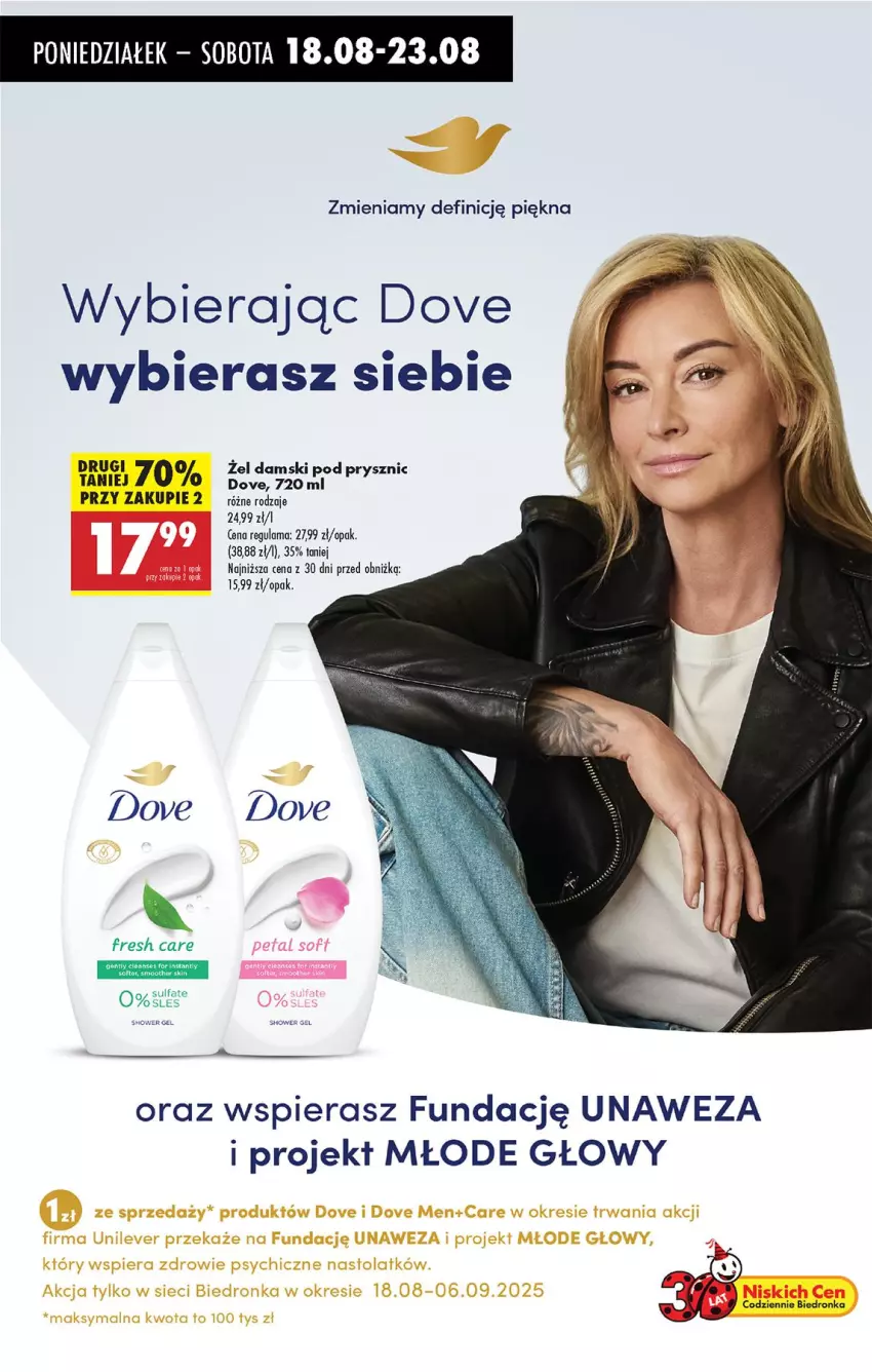 Gazetka promocyjna Biedronka - Od Poniedziałku - ważna 18.08 do 23.08.2025 - strona 61 - produkty: Dove, Fa, Ser