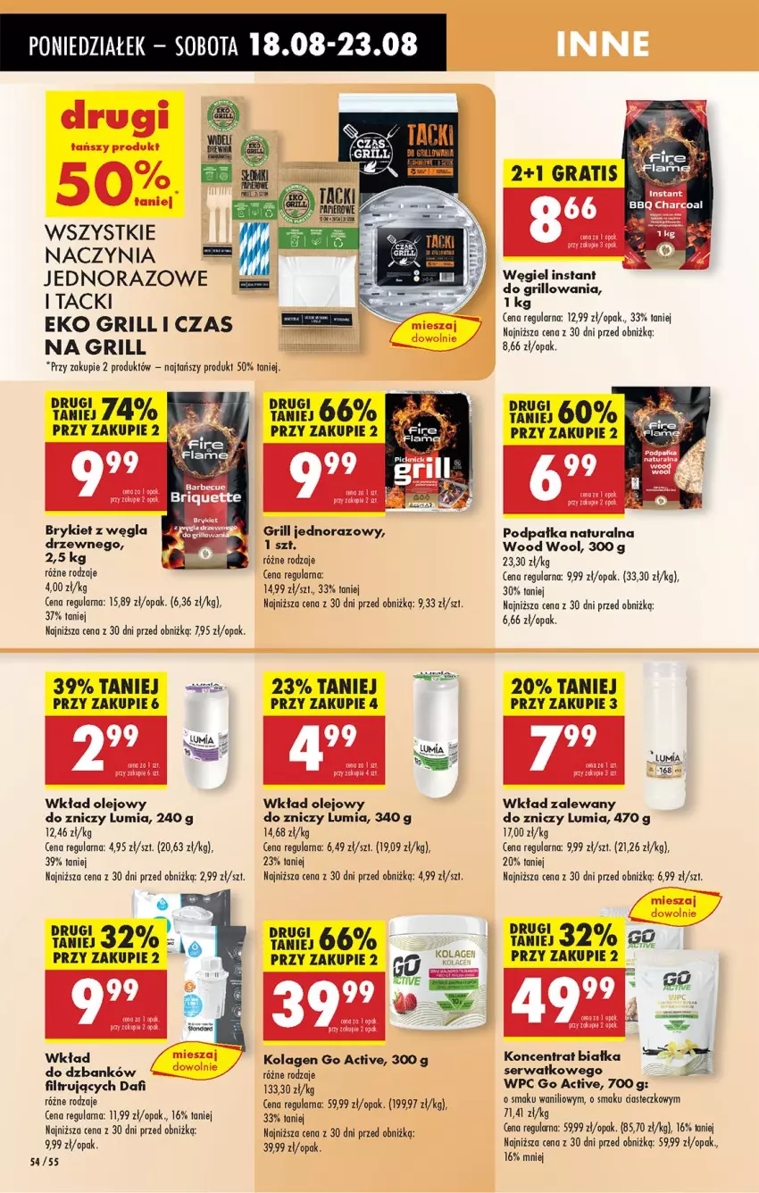 Gazetka promocyjna Biedronka - Od Poniedziałku - ważna 18.08 do 23.08.2025 - strona 66 - produkty: Gala, Gra, Grill, LG, Olej, Ser, Wkład olejowy, Znicz