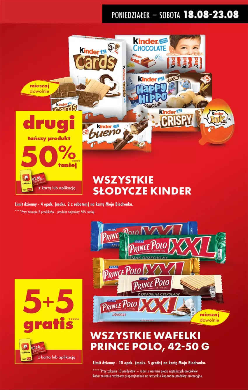 Gazetka promocyjna Biedronka - Od Poniedziałku - ważna 18.08 do 23.08.2025 - strona 7 - produkty: Kinder, LG
