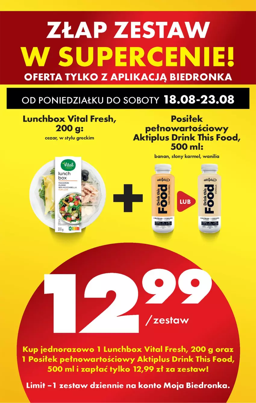 Gazetka promocyjna Biedronka - Od Poniedziałku - ważna 18.08 do 23.08.2025 - strona 78 - produkty: Aktiplus