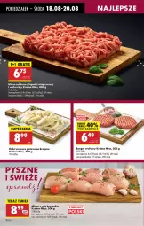 Gazetka promocyjna Biedronka - Od Poniedziałku - Gazetka - ważna od 23.08 do 23.08.2025 - strona 22 - produkty: Kurczak, Mięso mielone, Mięso mielone z łopatki wieprzowej, Mięso z uda kurczaka, Tera, Burger, Flaki, Flaki wołowe, Mięso