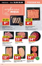 Gazetka promocyjna Biedronka - Od Poniedziałku - Gazetka - ważna od 23.08 do 23.08.2025 - strona 24 - produkty: Mięso mielone, Duda, Burger, Udziec wołowy, Kiełbasa, Mięso