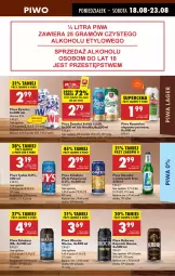 Gazetka promocyjna Biedronka - Od Poniedziałku - Gazetka - ważna od 23.08 do 23.08.2025 - strona 51 - produkty: Piwa, Piwo, Książęce, Koc, Kasztelan, Tyskie, Limonka, Okocim, Fa