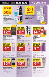 Gazetka promocyjna Biedronka - Od Poniedziałku - Gazetka - ważna od 23.08 do 23.08.2025 - strona 54 - produkty: Woda perfumowana, Por, Gra, Eveline, Old Spice, Dezodorant, Perfum, Adidas, Tusz, Woda toaletowa, Krem bb, Be Be, Woda, Antyperspirant, Niuqi, Nivea