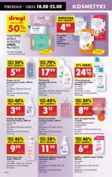 Gazetka promocyjna Biedronka - Od Poniedziałku - Gazetka - ważna od 23.08 do 23.08.2025 - strona 56 - produkty: Mydło w płynie, Emulsja, Por, Lactacyd, Róża, Kiwi, Dove, Mydło, Mango, Luksja