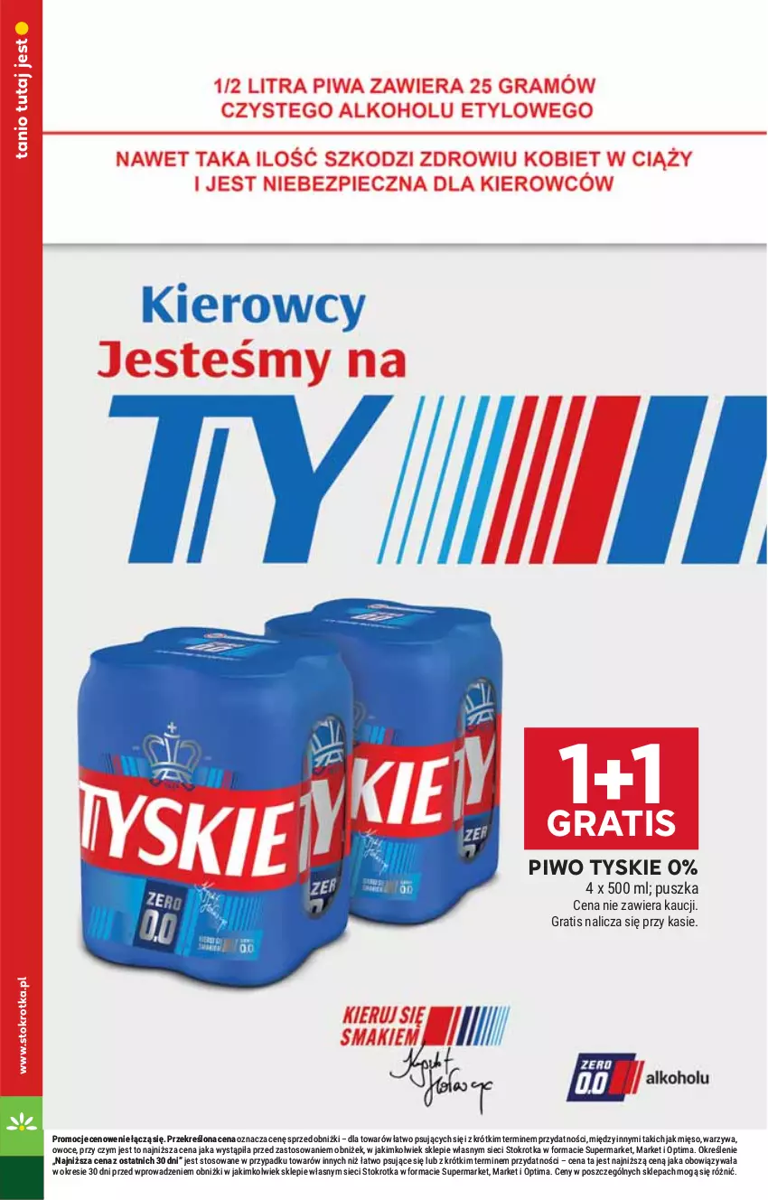 Gazetka promocyjna Stokrotka - Supermarket - ważna 20.08 do 26.08.2026 - strona 34 - produkty: Gra, Mięso, Optima, Owoce, Piwo, Tyskie, Warzywa