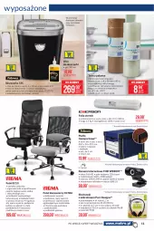 Gazetka promocyjna Makro - [Oferta promocyjna] Artykuły przemysłowe - Gazetka - ważna od 17.05 do 17.05.2021 - strona 11 - produkty: Kamera internetowa, Top, Sok, Por, Słuchawki, Głośnik, Mikrofon, Kosz, Klej, Tran, Niszczarka, Kamera, Sport, Taśma pakowa, Siedzisko, Fotel, Waga, Obraz, Olej, Fa