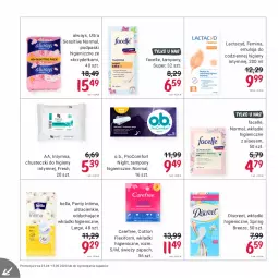 Gazetka promocyjna Rossmann - Maj I - Gazetka - ważna od 15.05 do 15.05.2021 - strona 14 - produkty: Emulsja, Facelle, Lactacyd, Bell, Discreet, Tampony, Chusteczki, Always, Podpaski, Carefree, Bella, Chusteczki do higieny, Wkładki, O.B., Fa