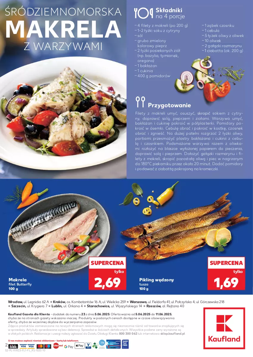 Gazetka promocyjna Kaufland - Kaufland - ważna 05.06 do 11.06.2025 - strona 2 - produkty: Bazyl, Bazylia, Cebula, Ciabatta, Cytryny, Czosnek, Fa, Orka, Papier, Piec, Piekarnik, Pieprz, Plasterki, Pomidory, Por, Sok, Sól, Tusz, Wagi, Warzywa