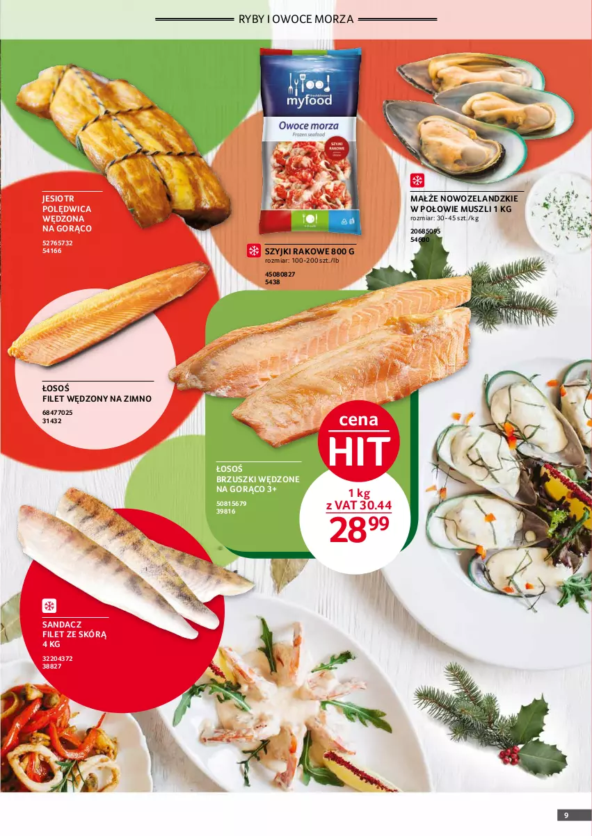 Gazetka promocyjna Selgros - Oferta gastronomiczna - ważna 01.11 do 30.11.2021 - strona 9 - produkty: Małże, Mus, Owoce, Owoce morza, Polędwica, Ryby i owoce morza, Sandacz, Sandacz filet