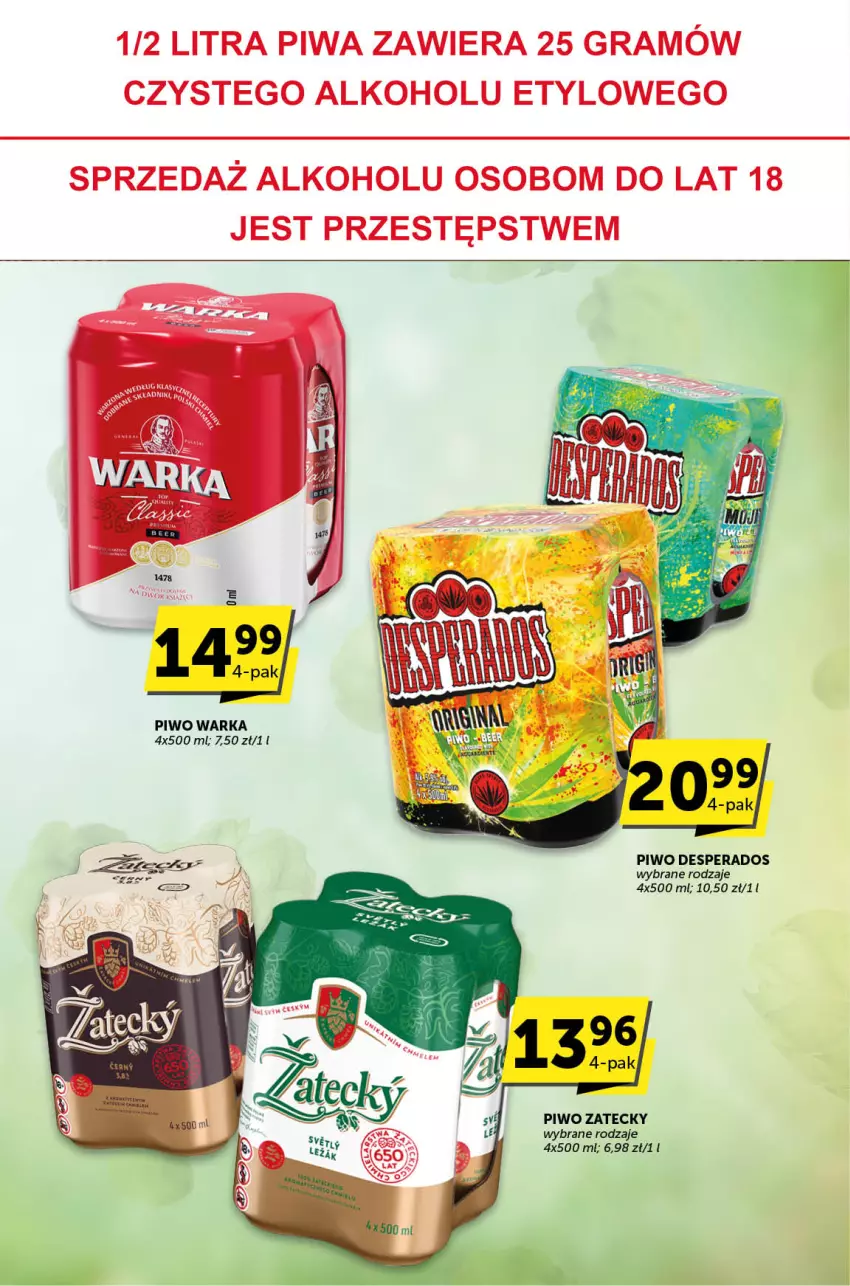 Gazetka promocyjna ABC - ważna 22.02 do 05.03.2024 - strona 18 - produkty: Desperados, Gra, Piwa, Piwo, Warka