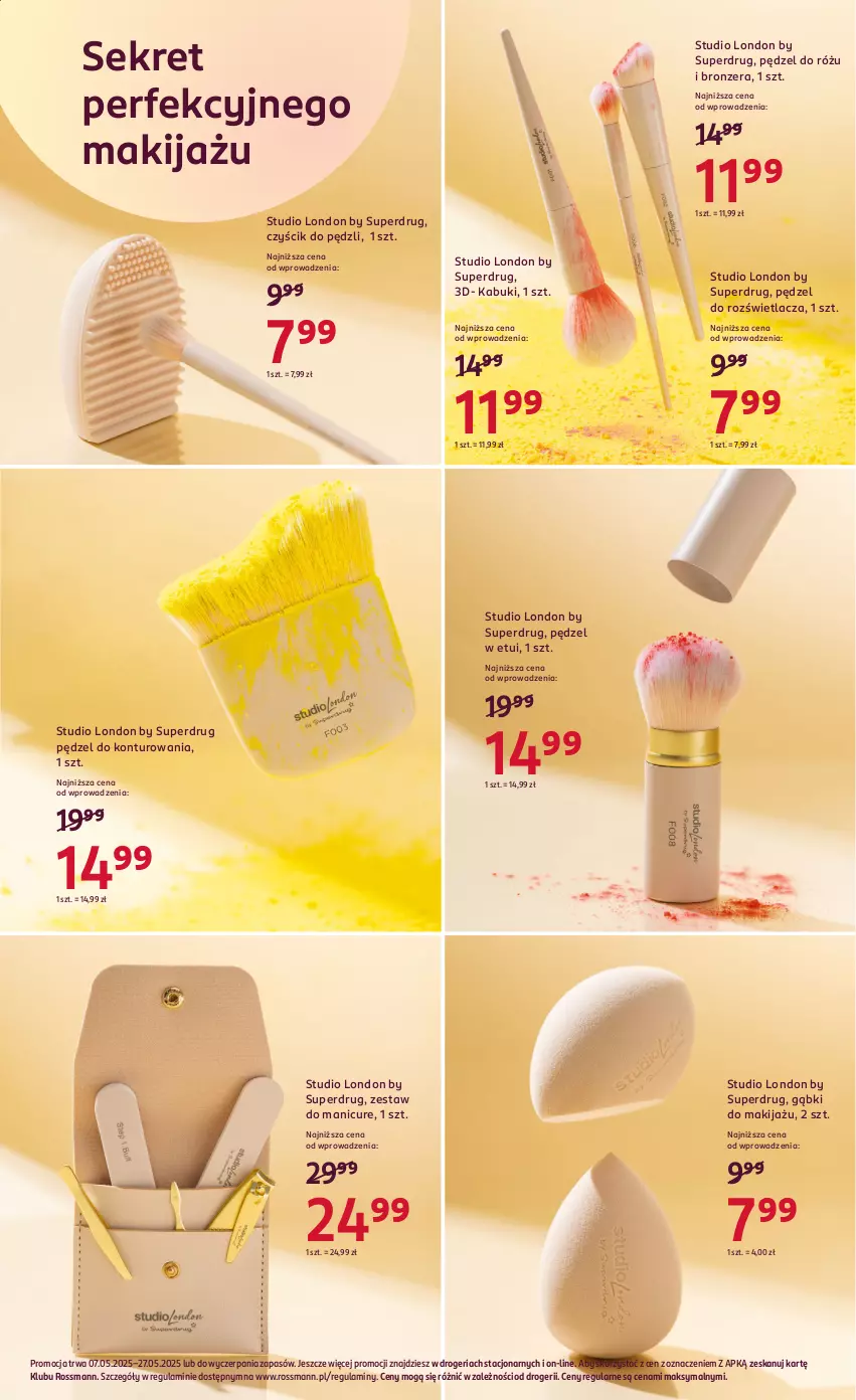 Gazetka promocyjna Rossmann - 7 maja - ważna 07.05 do 27.05.2025 - strona 13 - produkty: Bronzer, Kret, Makijaż, Pędzel do różu, Rozświetlacz