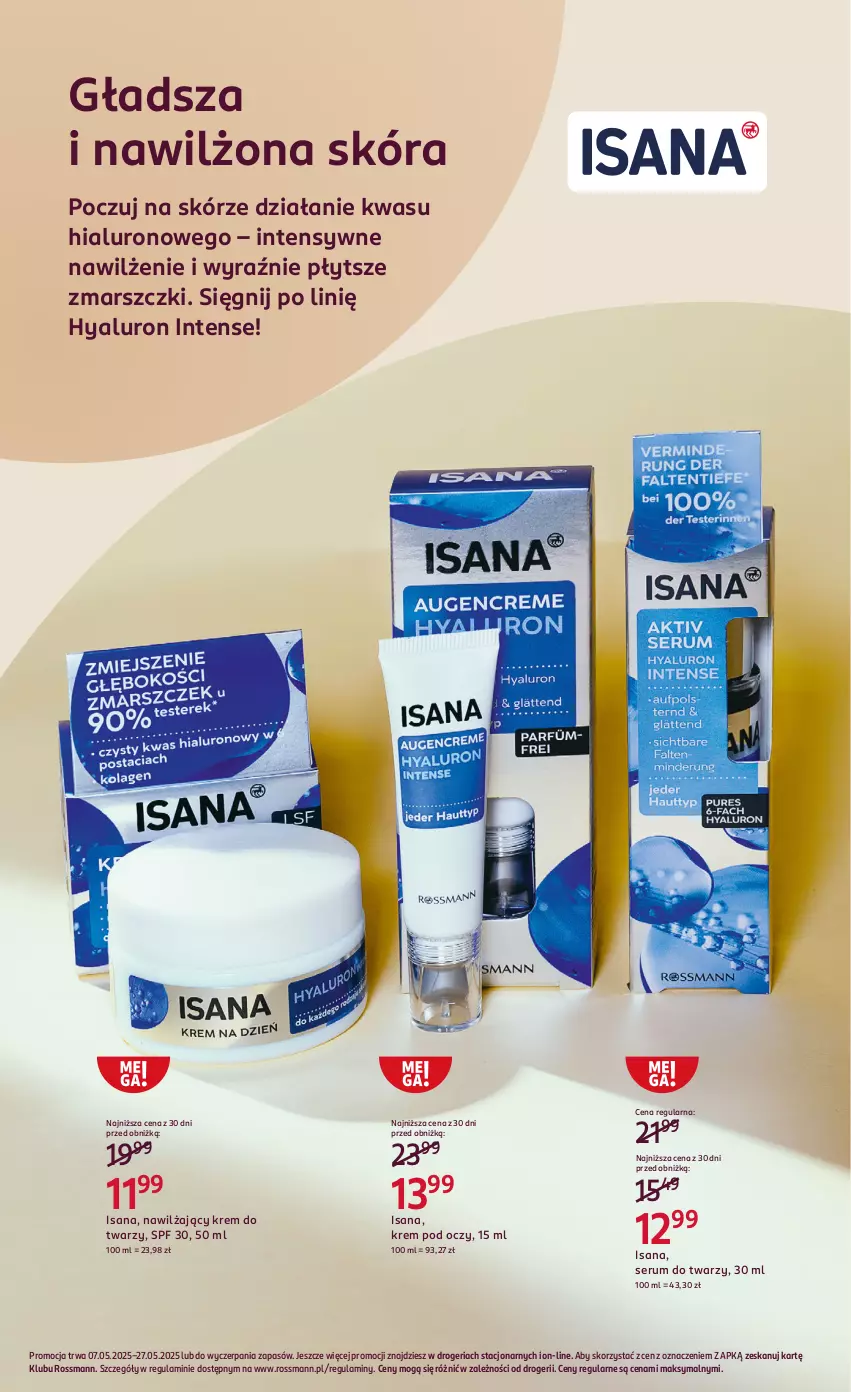 Gazetka promocyjna Rossmann - 7 maja - ważna 07.05 do 27.05.2025 - strona 2 - produkty: Isana, Krem do twarzy, Krem pod oczy, Mars, Rum, Ser, Serum, Serum do twarzy